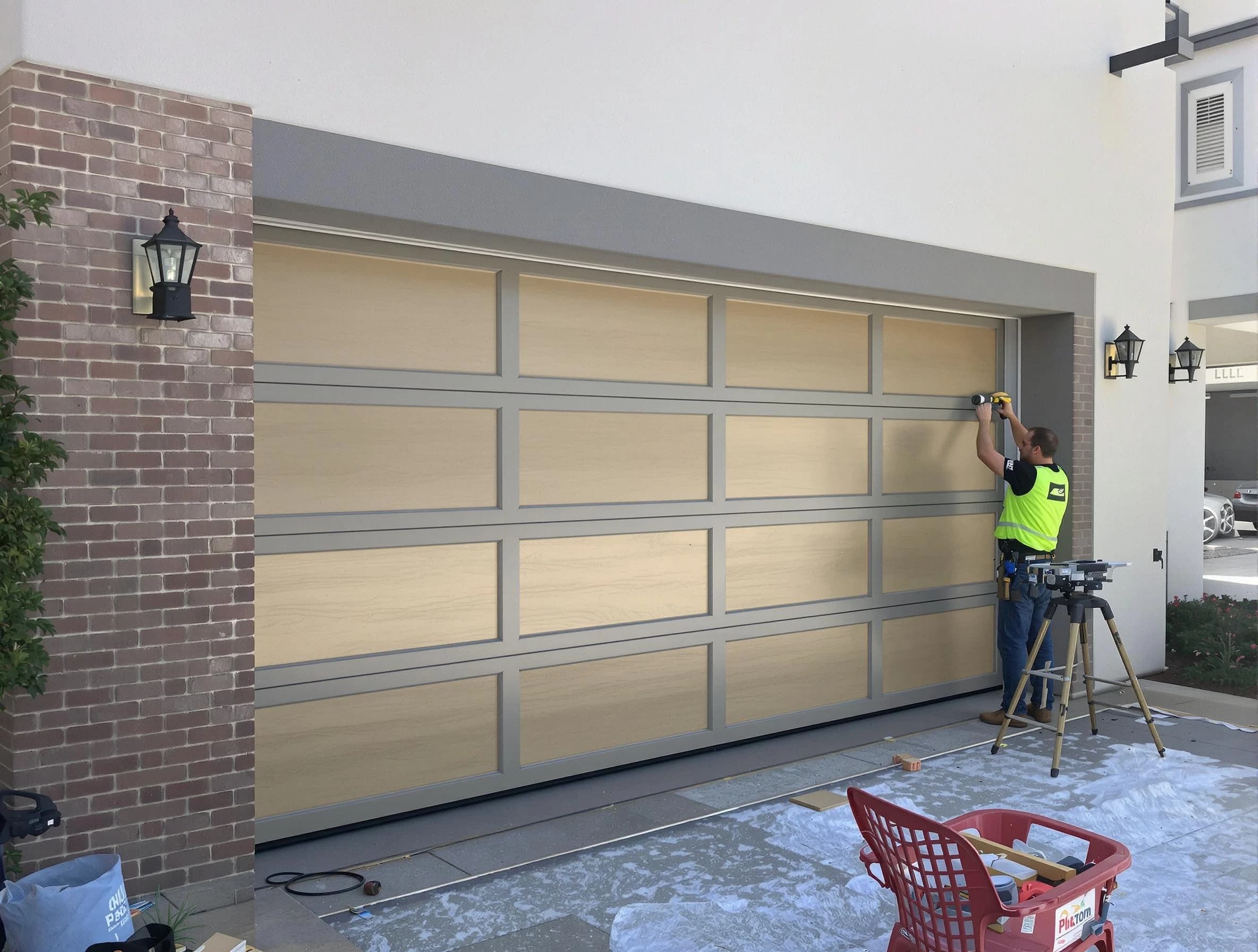 Garage door replacement service by Johns Creek Garage Door Repair in Johns Creek