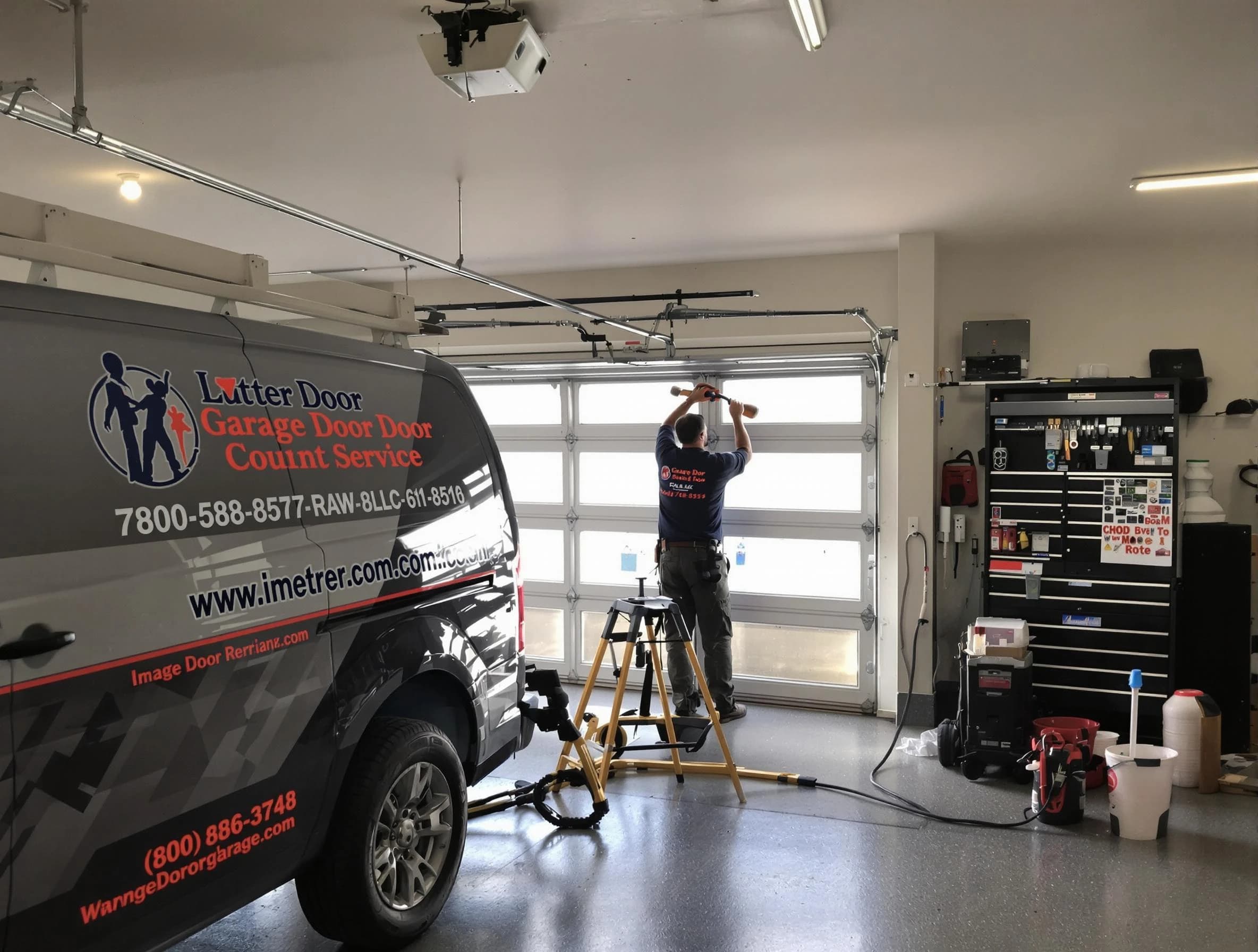 Johns Creek Garage Door Repair rapid response team performing same-day repair in Johns Creek