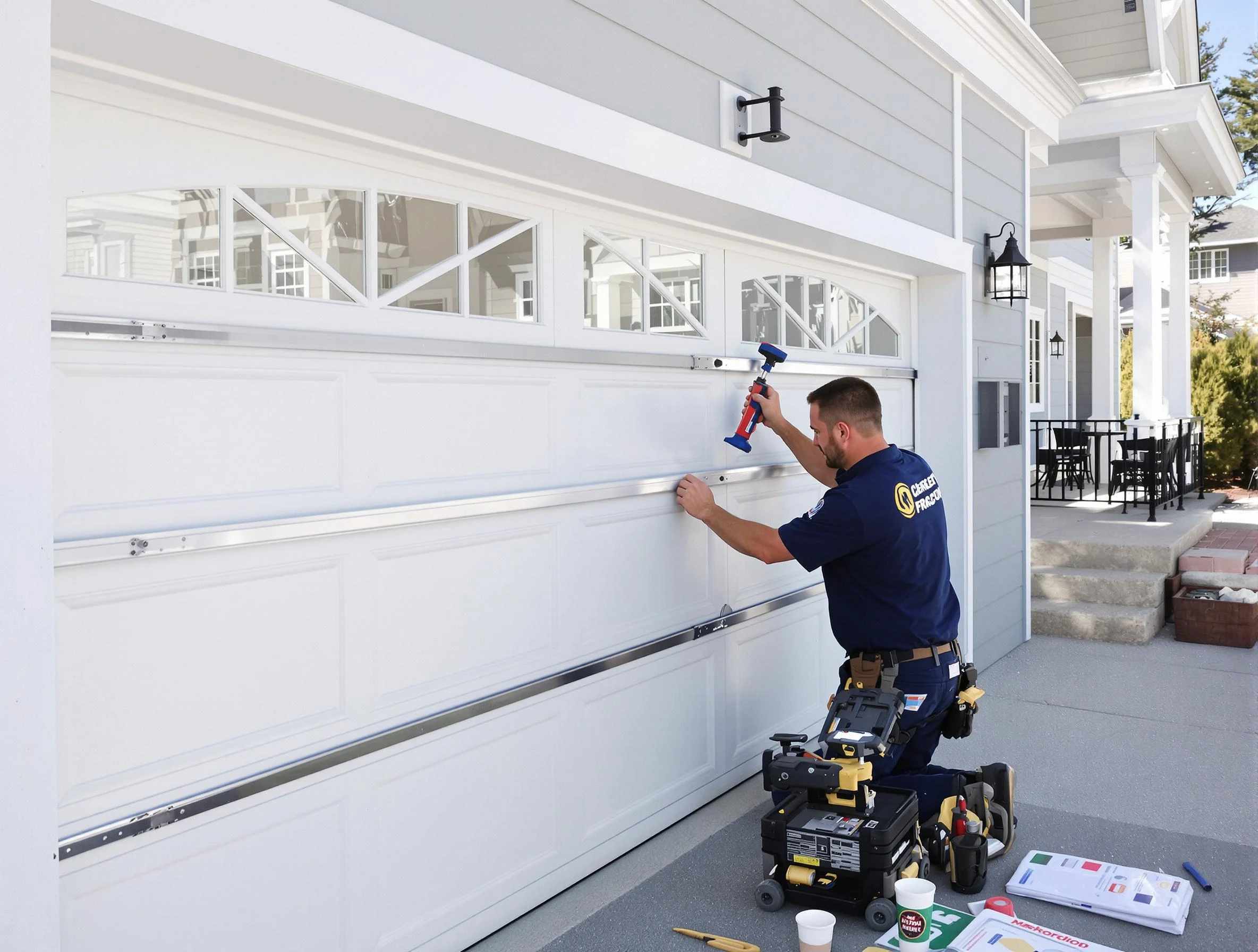Professional garage door installation by Johns Creek Garage Door Repair in Johns Creek